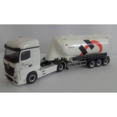 Herpa 503201 Mercedes Actros Streamspace met Feldbinder-Silo "Holcim"