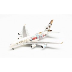 Herpa 535007 Airbus A380-800 Eithad Choose the UK 1:500