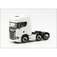 Herpa Scania CS 20 HD 3-assige trekker Wit 1:87