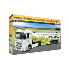 Italeri 3856 Mercedes Actros w/tank Flower Power