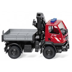 Wiking 060131 Unimog U 20 Feuerwehr met laadkraan