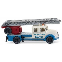 Wiking 086235 Magirus ladderwagen "Eternit Dachdecker"